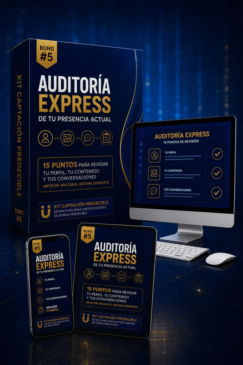 Mockup del bono 05: Auditoría Express